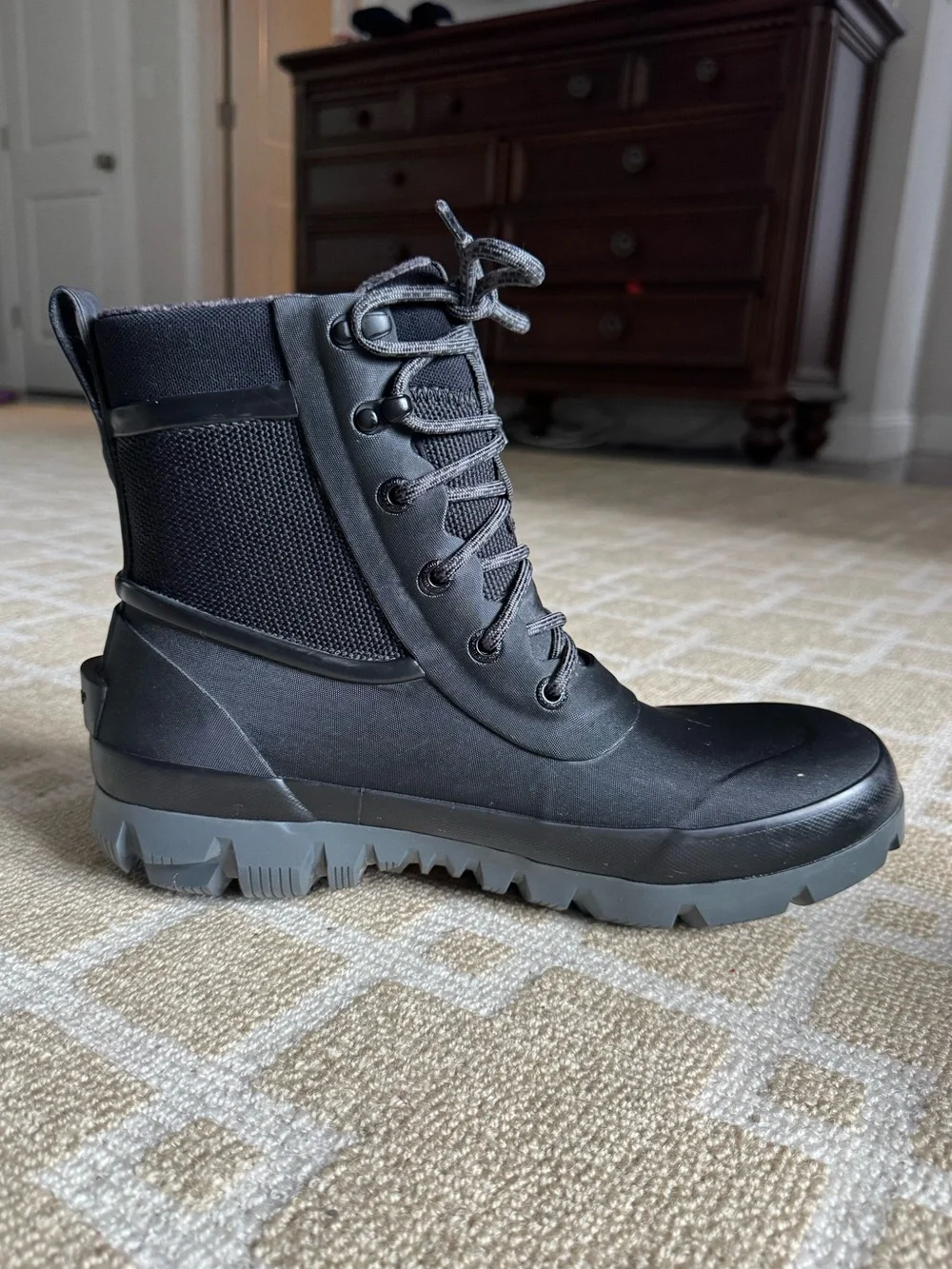BOGS Arcata Lace Waterproof Insulated Winter Snow Boots Black Men’s Size 10